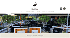 Desktop Screenshot of portbar.com.au